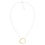 Colar Senhora em Aço e Dourado