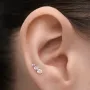 Piercing EveMini Ouro 3 Diamantes