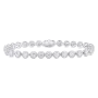 Pulseira Line Ouro Branco e Diamantes