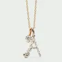 Pendente Grace Mini Ouro Diamantes