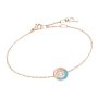 Pulseira Possession Ouro Rosa, Turquesa E Diamante