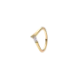 Anel Baguette Tiara