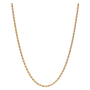 Colar Dourado Malha Corda