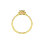 Anel Drop Ouro Amarelo e Diamantes