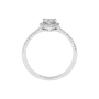 Anel Épure Drop Ouro Branco E Diamantes