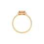 Anel Épure Hexa Ouro Rosa e Diamantes