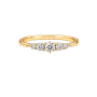Anel Trilogy 5 Ouro Amarelo 0.50ct
