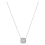 Colar Épure Cushion Ouro Branco e Diamantes