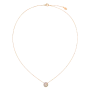 Colar Épure Halo Ouro Rosa e Diamantes
