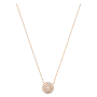 Colar Épure Halo Ouro Rosa e Diamantes