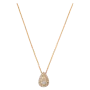 Colar Épure Drop Ouro Rosa e Diamantes