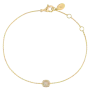 Pulseira Épure Cushion Modelo Pequeno Ouro Amarelo, Diamante