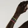 Pulseira Ouro Rosa Diamantes E Safira Rosa