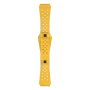Bracelete Tissot Oficial Sideral Borracha Amarela