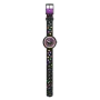 Relógio Flik Flak de criança preto e roxo