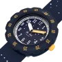 Relógio Flik Flak de criança azul planetas