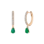 Brincos Diamantes E Esmeraldas