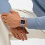 Relógio Swatch homem Preto e Azul Quadrado Data