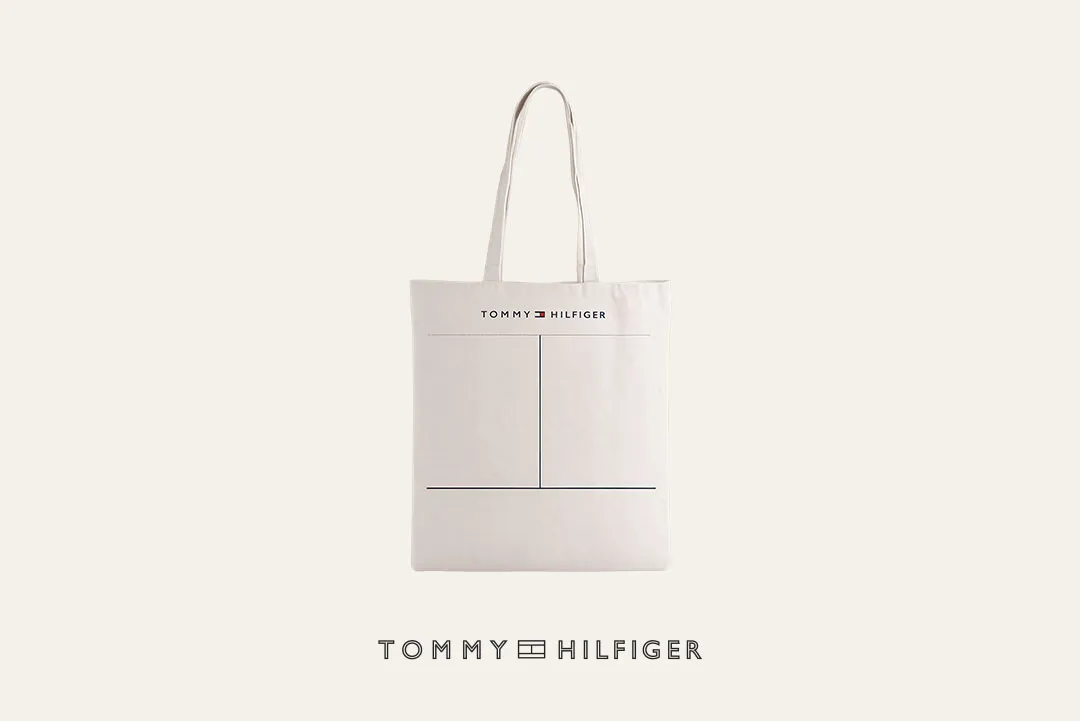 oferta garrafa e tote bag tommy hilfiger