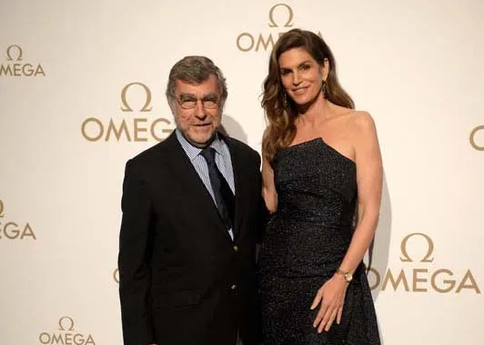 Manuel Salgado e Cindy Crawford