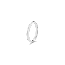 Aliança Forever Ouro Branco 3mm