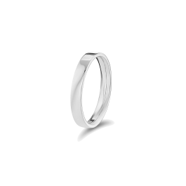 Aliança Together Ouro Branco 3mm