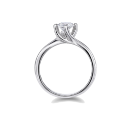 Anel Solitário Aphrodite Ouro Branco 0.25ct