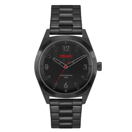 Relógio #MAKE Aço IP Preto
