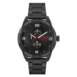 Relógio #Grip Aço IP Preto