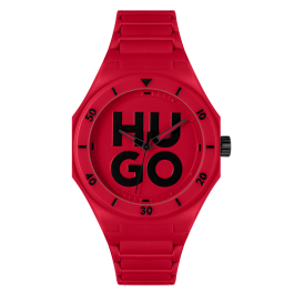 Relógio #Grail Vermelho TR90 e Silicone
