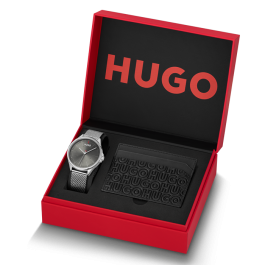Set Relógio HUGO #SMASH e Porta Cartões