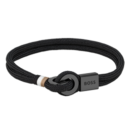 Pulseira Homem dupla nylon preta