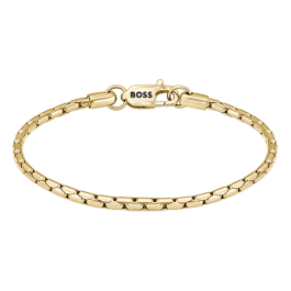 Pulseira Homem malha corrente dourada