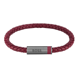 Pulseira Homem Pele e Aço ARES SINGLE