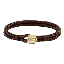Pulseira Homem Pele e Aço SEAL
