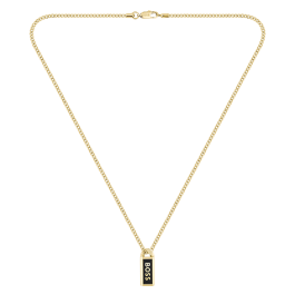 Colar Homem Aço Dourado KASSY EMBLEM