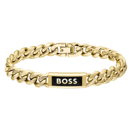 Pulseira Homem Aço Dourado KASSY EMBLEM