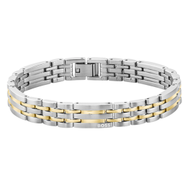 Pulseira Homem Aço Bicolor WESLEY