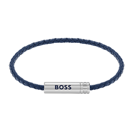 Pulseira Homem Pele e Aço Ares Air