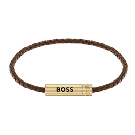 Pulseira Homem Pele e Aço Ares Air