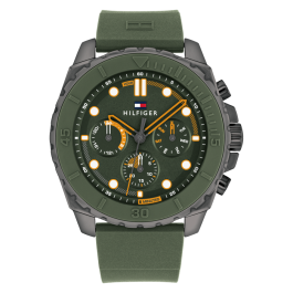 Relógio Homem Multifunções Silicone