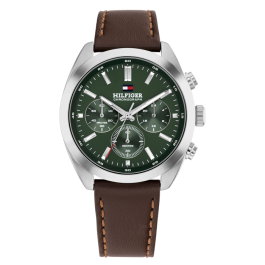 Relógio Homem Cronógrafo Pele