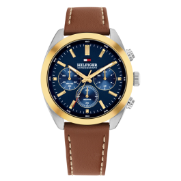 Relógio Homem Cronógrafo Pele