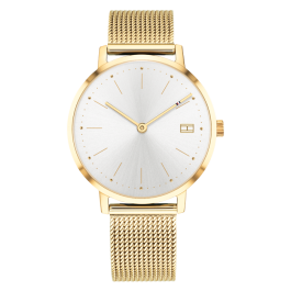 Relógio Mulher Aço IP Dourado