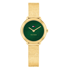 Relógio Mulher Aço IP Dourado