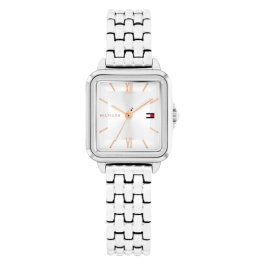 Relógio Mulher Quadrado Aço