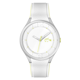 Relógio OLLIE Branco Aço e Silicone