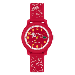 Relógio Criança L.12.12 Vermelho Silicone