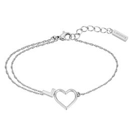 Pulseira Mulher aço coração VOLTE