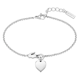 Pulseira Mulher aço LOVE MY CROC